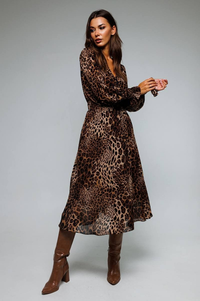 Платье Butеr 2670 принт леопард - фото 3