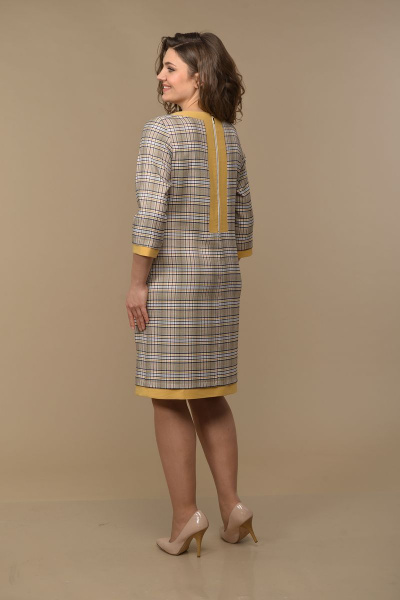 Платье Lady Style Classic 1427/3 беж-желтый - фото 2