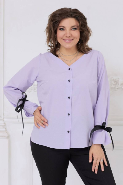 Блуза BegiModa 4061 фиолетовый - фото 6