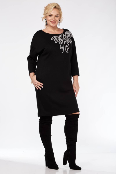 Платье SVT-fashion 587 черный - фото 2