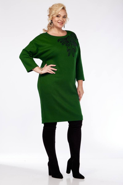 Платье SVT-fashion 587 зеленый - фото 2