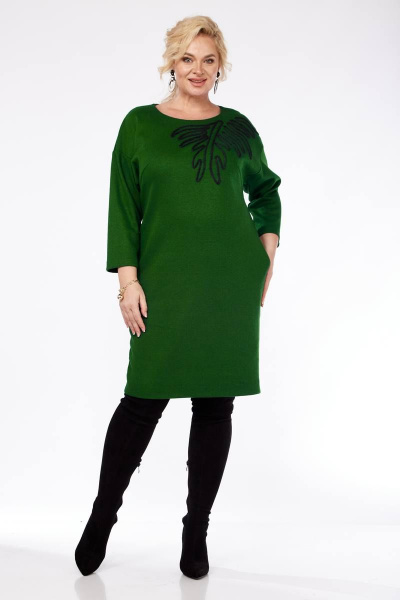 Платье SVT-fashion 587 зеленый - фото 1