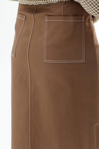 Бомбер, юбка Магия моды 2296 светло_коричневый - фото 5