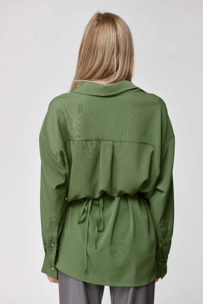 Блуза THE NAME 2234 зеленый - фото 4