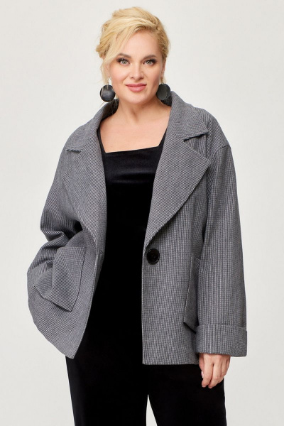Пальто Svetlana-Style 1689 серый - фото 4
