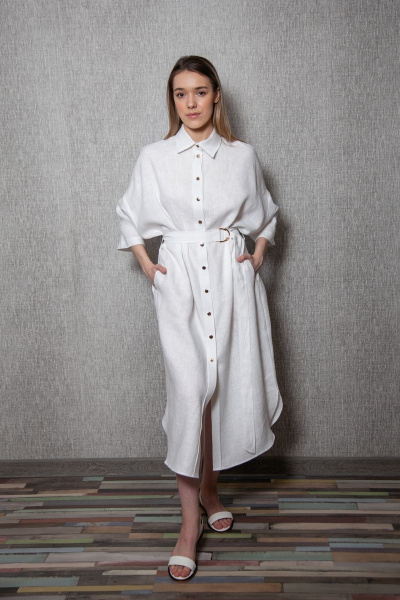 Платье LUDMILA LABKOVA 2701/23-06с белый - фото 8