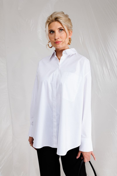 Блуза KOKOdea 211440.1 белый - фото 7
