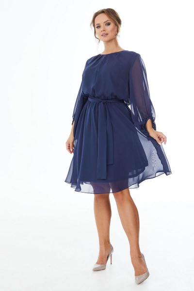Платье Condra 2406 синий - фото 3