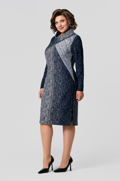 Платье Jolie 1510 синий - фото 1