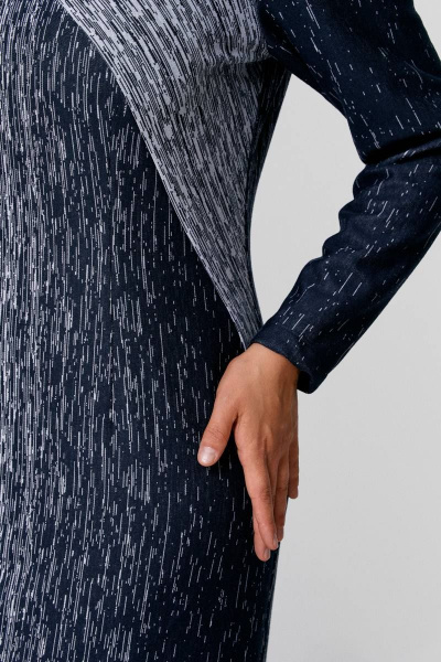 Платье Jolie 1510 синий - фото 6