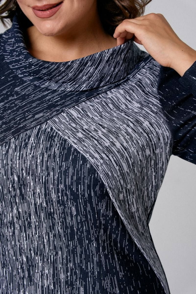 Платье Jolie 1510 синий - фото 5