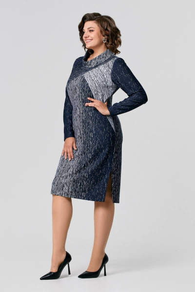 Платье Jolie 1510 синий - фото 2