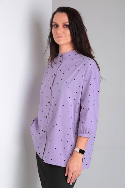 Рубашка Ma Vie М646 фиолетовый - фото 3