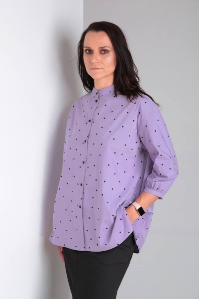 Рубашка Ma Vie М646 фиолетовый - фото 1
