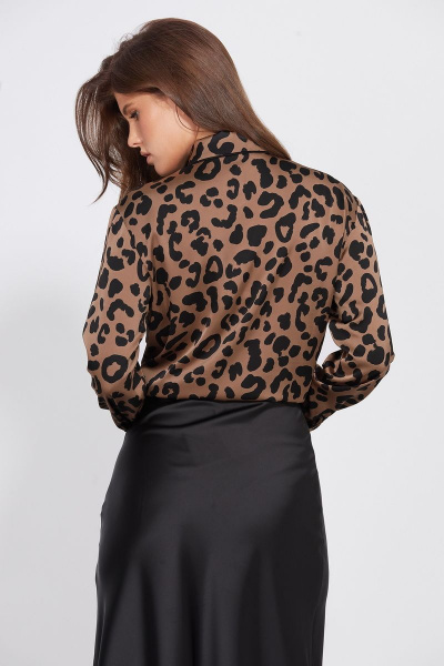 Блуза EOLA 2500 коричневый_леопард - фото 13
