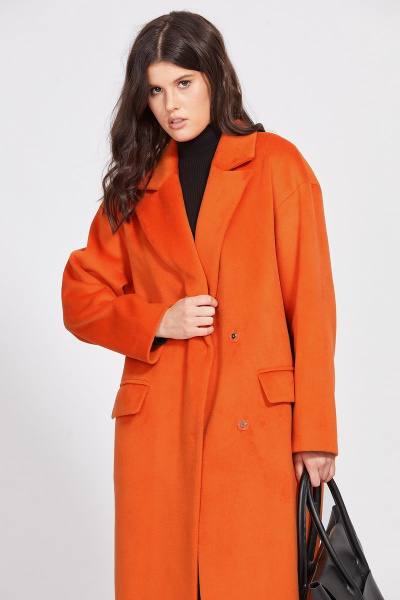 Пальто EOLA 2484 оранжевый - фото 6
