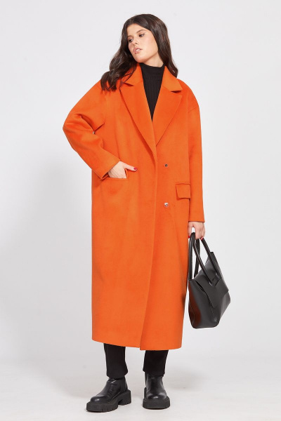 Пальто EOLA 2484 оранжевый - фото 1