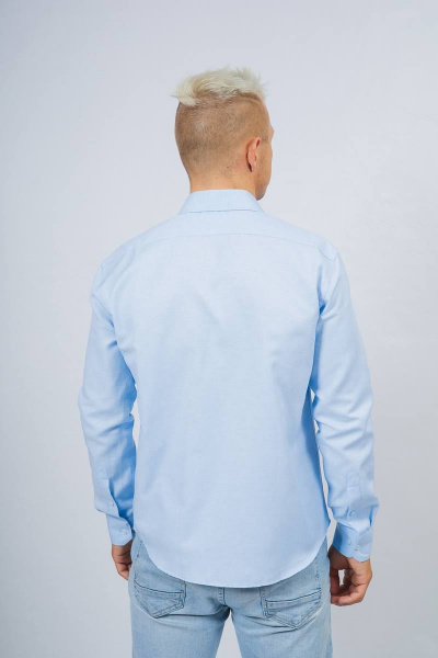 Рубашка Nadex 01-061811/203-23.170-176 голубой_оксфорд - фото 7