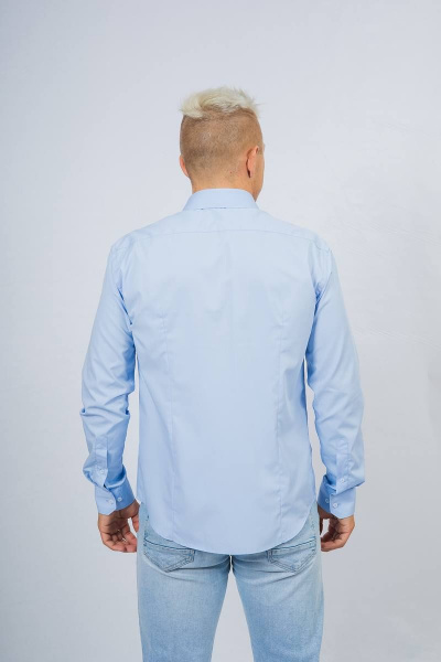 Рубашка Nadex 01-047411/204-23.170-176 голубой - фото 5