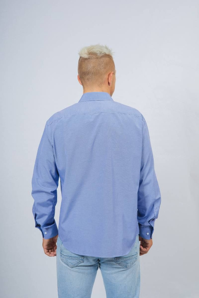 Рубашка Nadex 01-047312/429-23.182-188 сине-белый - фото 6