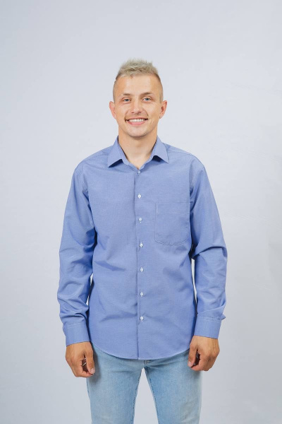 Рубашка Nadex 01-047312/429-23.182-188 сине-белый - фото 1