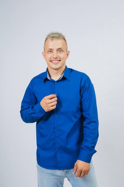 Рубашка Nadex 01-046612/204-23.182-188 синий - фото 2