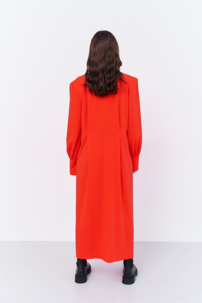 Платье FLAIM 1015 оранжевый - фото 2