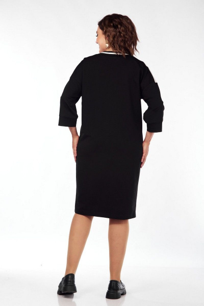 Платье VI ORO 1092/2 малина/черный - фото 13