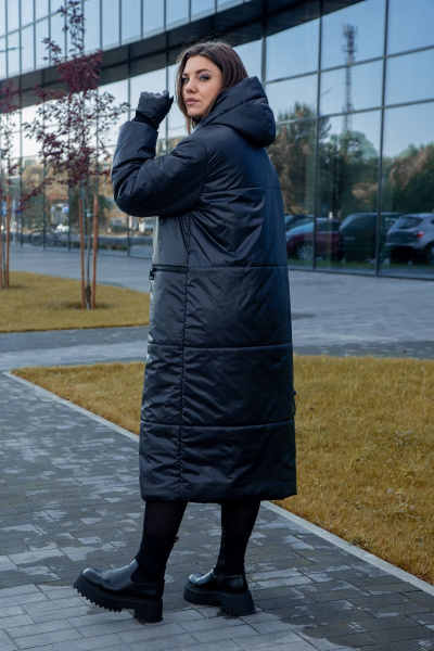 Пальто Lady Secret 5030 черный - фото 3