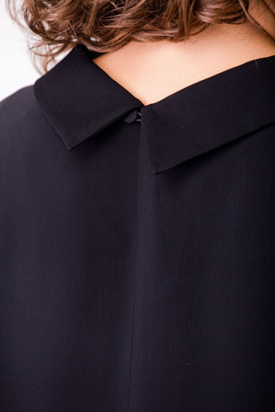 Платье EVA GRANT 7273 черный+тесьма_зебра - фото 9