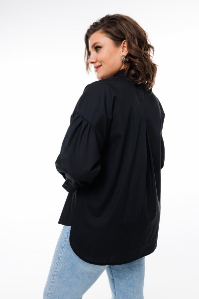 Блуза Anelli 1414 черный - фото 5