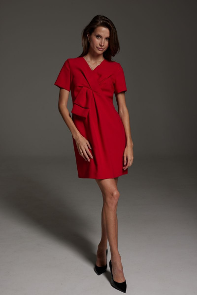 Платье DAVA 1140 красный - фото 2