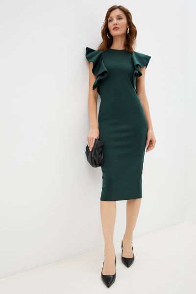 Платье Patriciа C14359 зеленый - фото 2