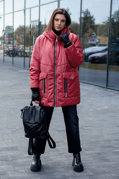 Куртка Lady Secret 6349/1 светло-рубиновый - фото 4