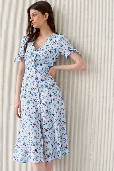 Платье Colors of PAPAYA NEW 1600 голубой - фото 3