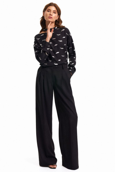 Блуза, брюки KaVaRi 8013 черный - фото 1