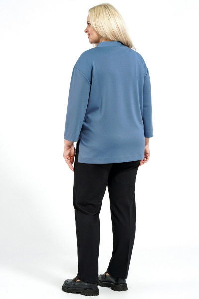 Блуза, брюки Alani Collection 2011 черный/синий - фото 5