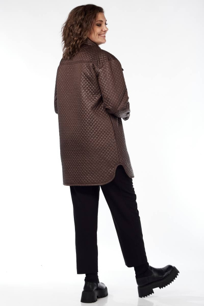 Куртка Магия Стиля М-2517 коричневый - фото 3