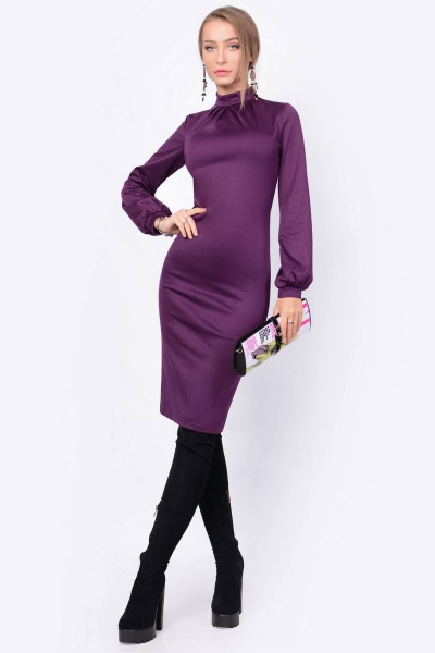 Платье Patriciа F14770 фиолетовый - фото 1