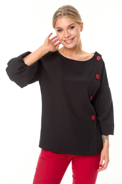 Блуза Talia fashion 412 черный - фото 2