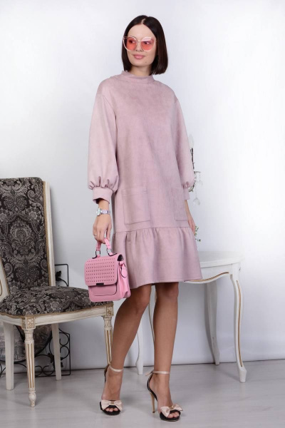 Платье Patriciа NY15233 розовая пудра - фото 1