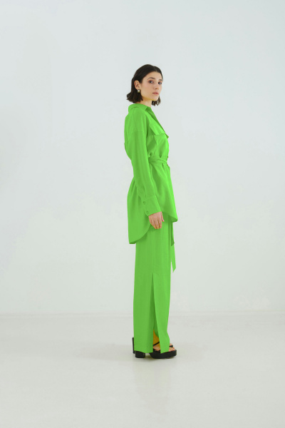 Блуза Elema 2К-12526-1-164 зелёный - фото 5