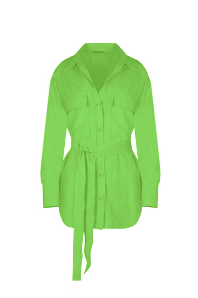 Блуза Elema 2К-12526-1-164 зелёный - фото 7