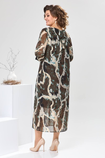 Платье Romanovich Style 1-2442 коричневый - фото 6