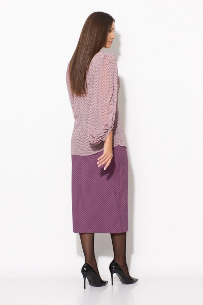 Блуза, юбка Anastasia 1049 фиолетовый - фото 9