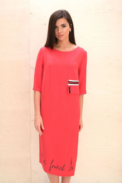 Платье Faufilure С818 красный - фото 1
