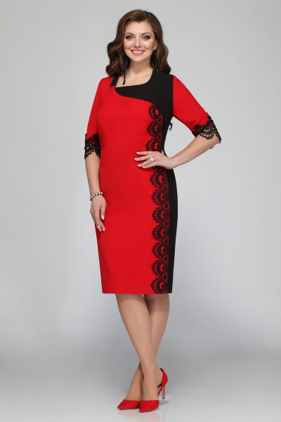 Платье Matini 3.1141 красный - фото 2
