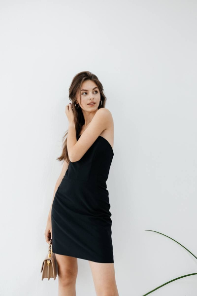 Платье SK Brand SK7119 черный - фото 4