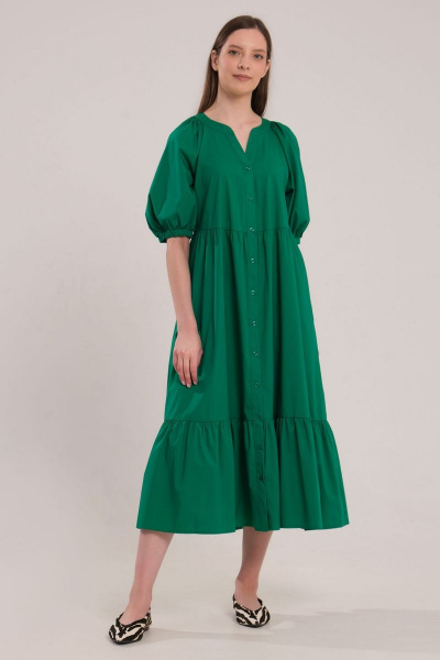 Платье Панда 84283w зеленый - фото 1