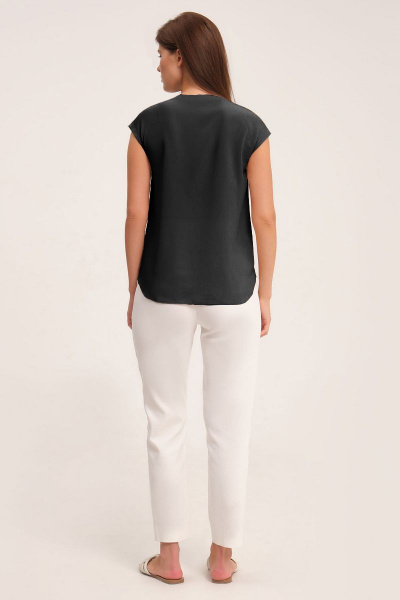 Блуза Панда 153040w черный - фото 2